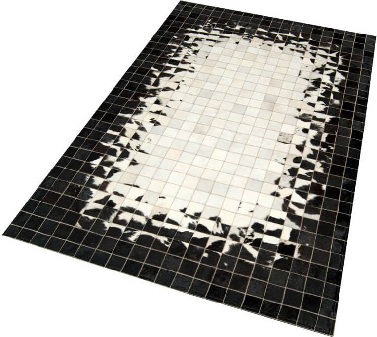 Mosaic Cowhide Rug