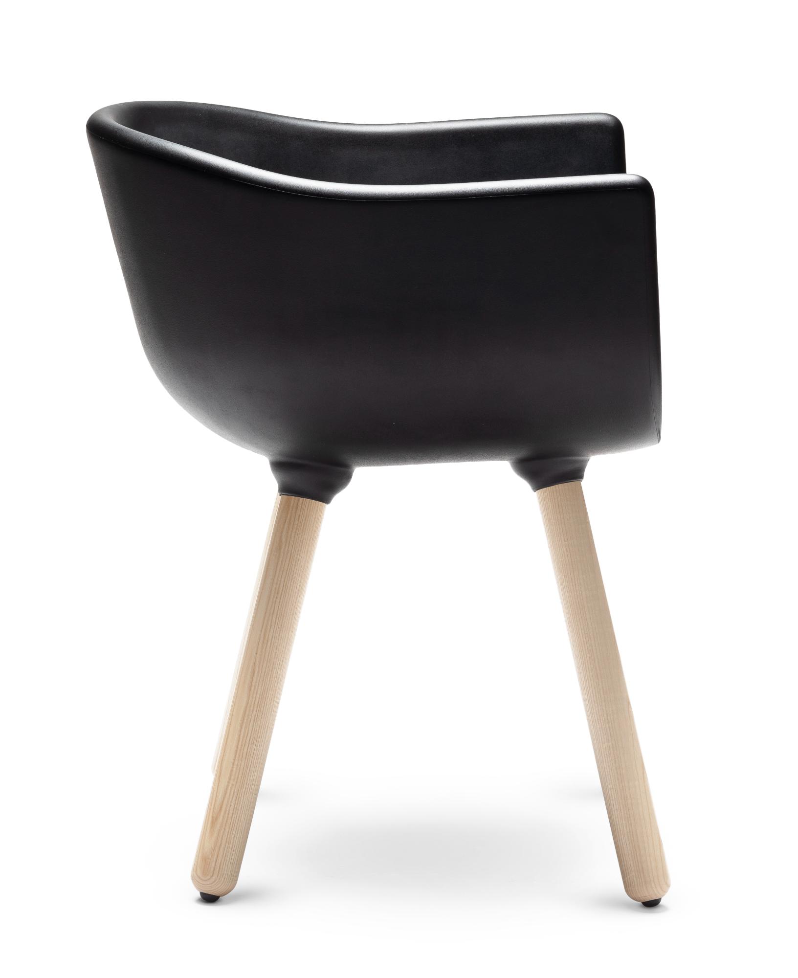 Tulip S Black Chair