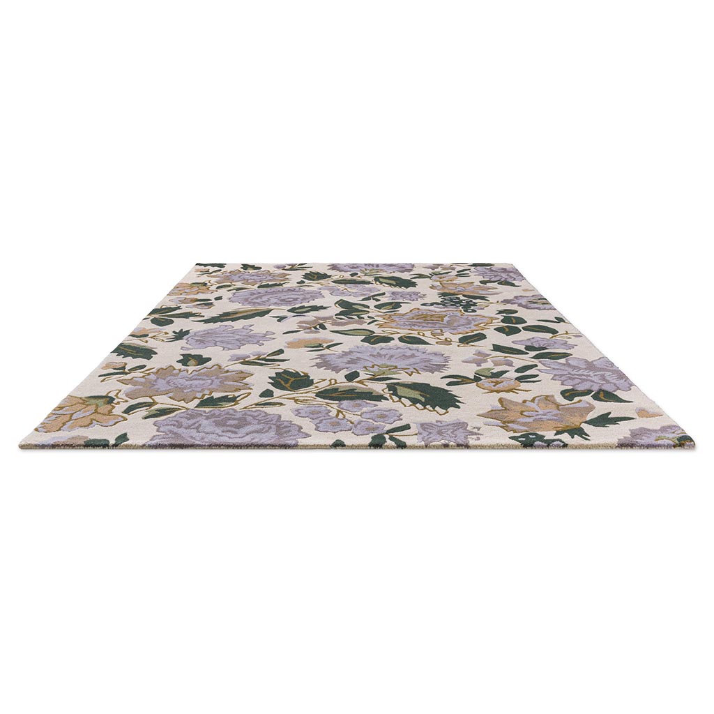 Heather Purple Floral Rug