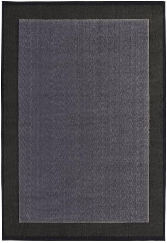 Border Plain Grey Rug