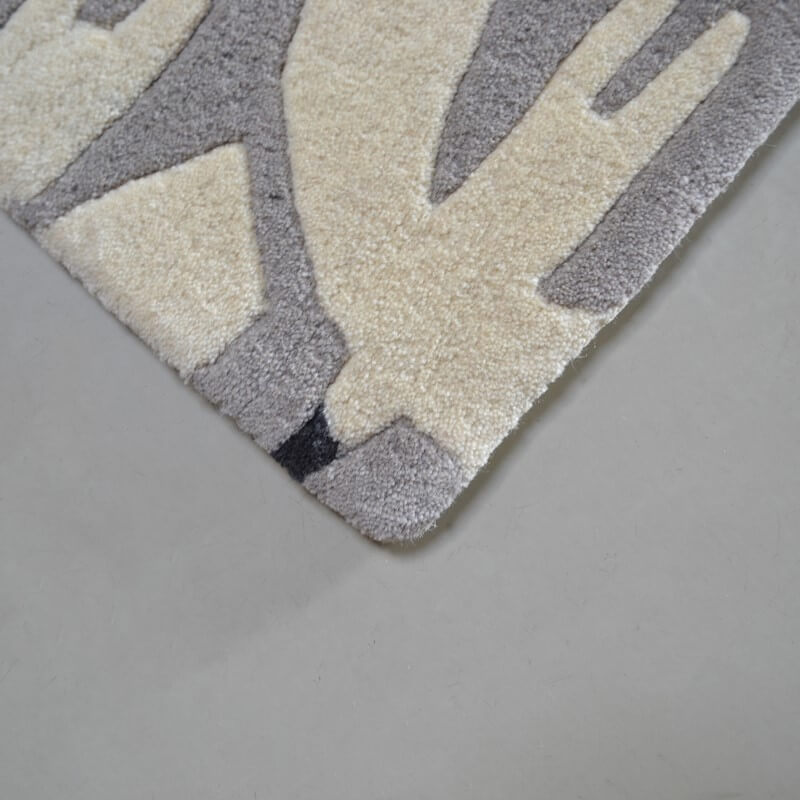 Birds Wool Handwoven Rug