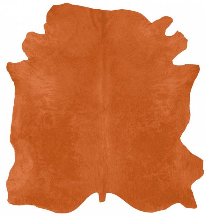 Orange Luxury Cowhide