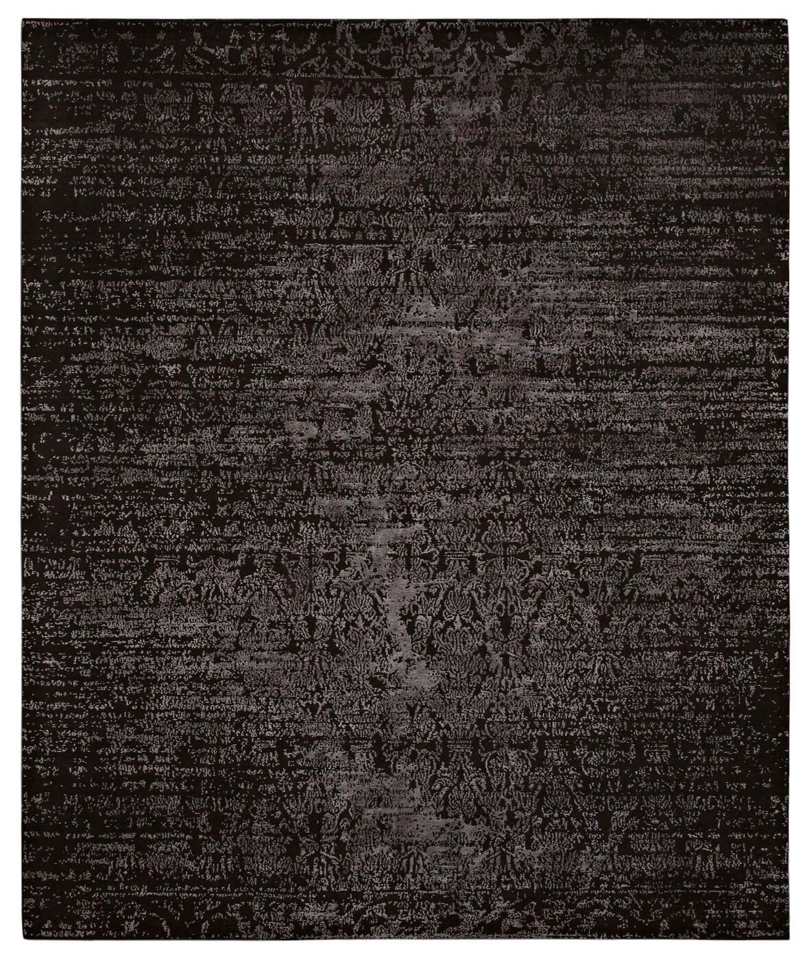 Alcazar Hand-knotted Black Rug