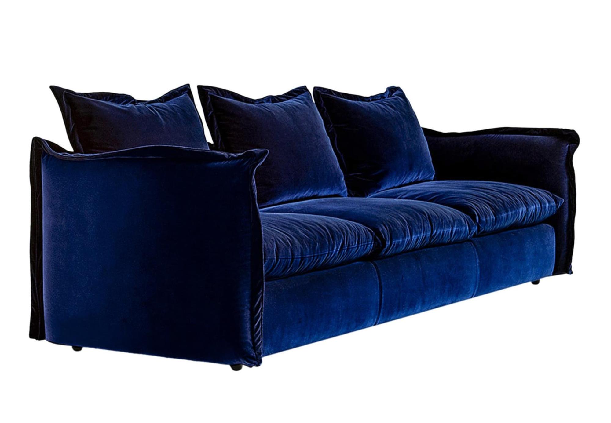 Knit Dark Blue Sofa