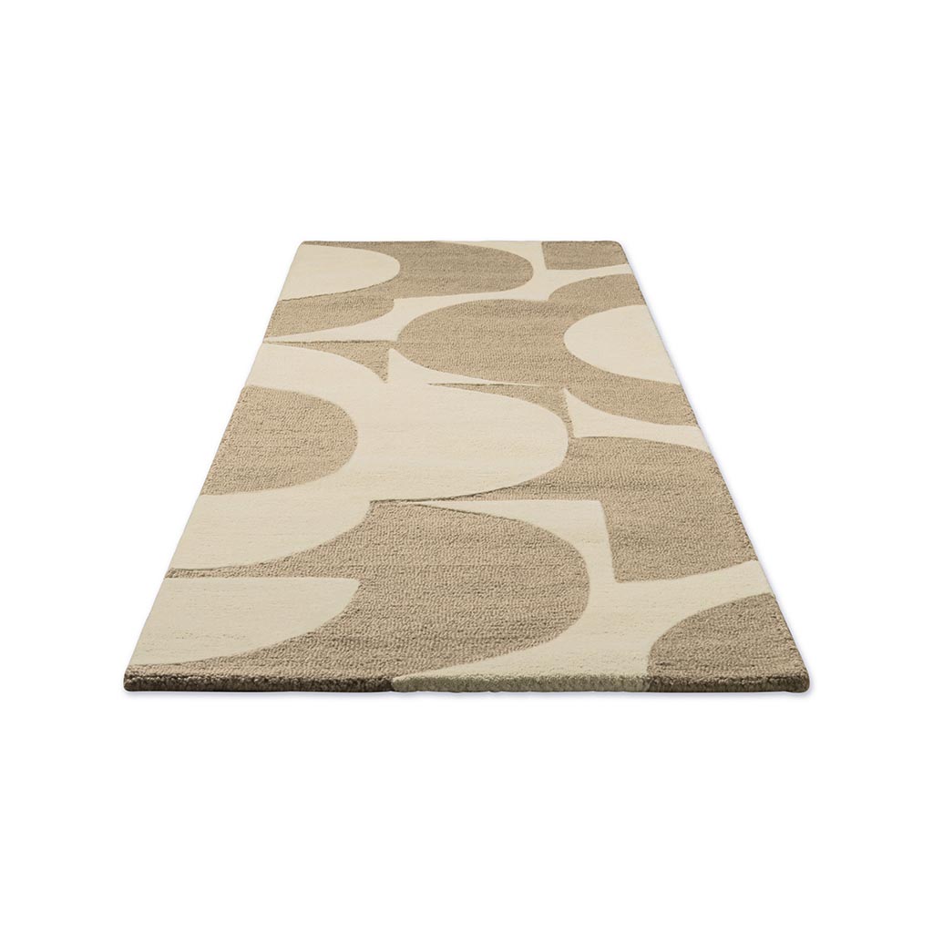 Flower Mushroom / Ecru Rug | Size: 2' 4