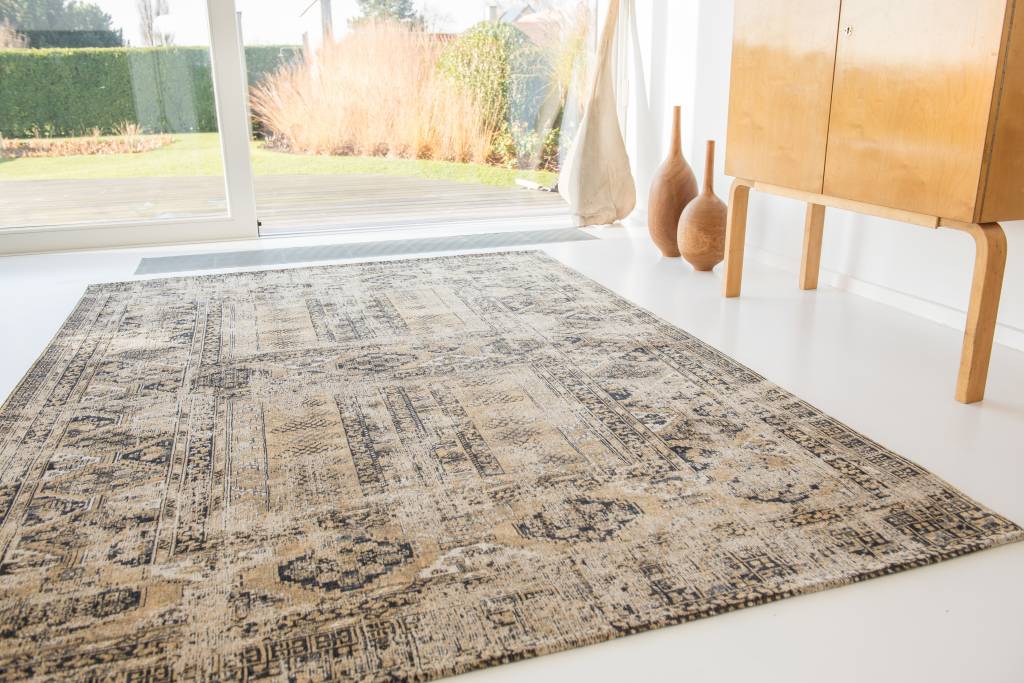 Flatwoven Vintage Brown Rug