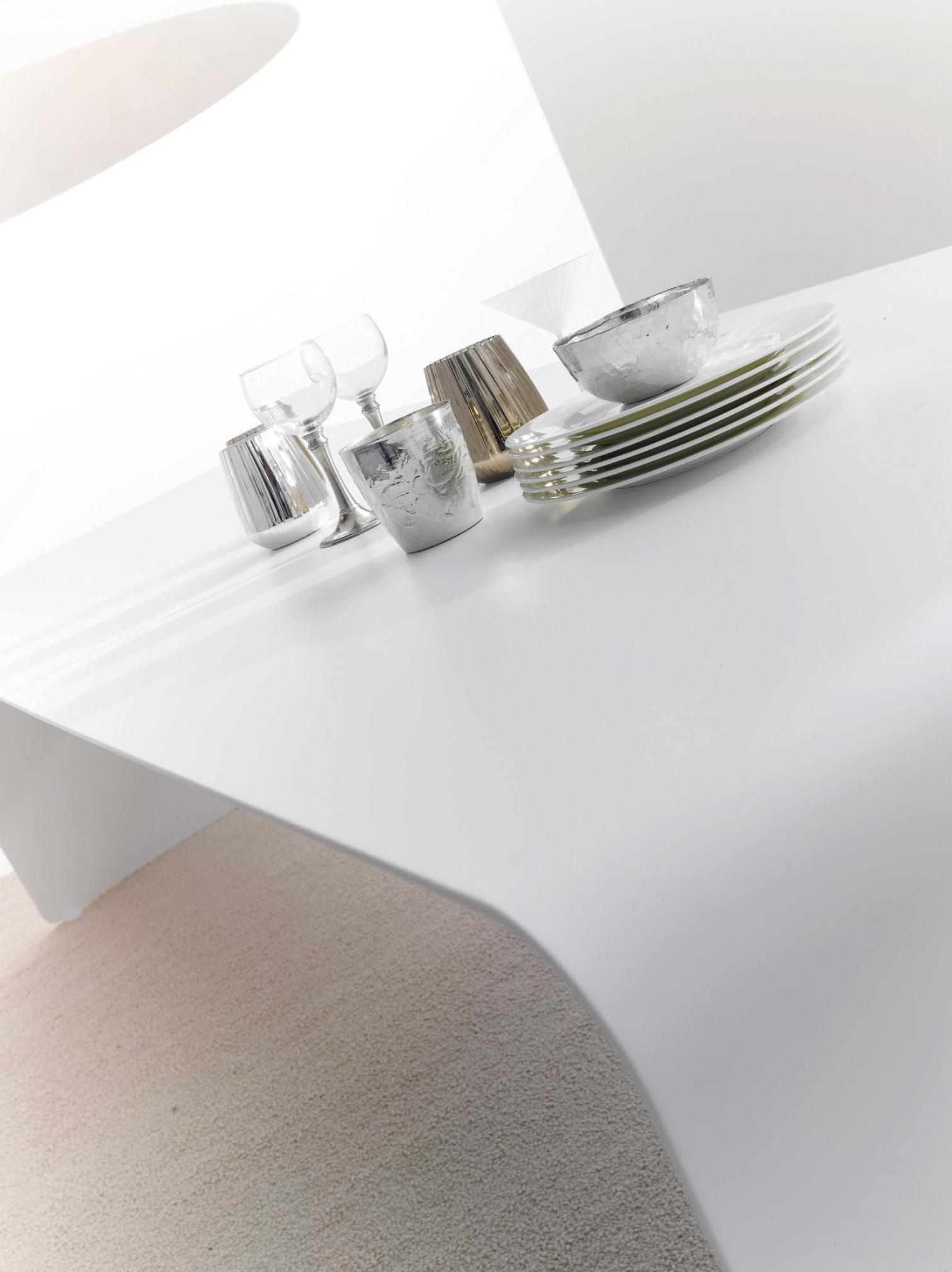 La Grande Italian Table ☞ Color: Matt Painted Aluminium X059 ☞ Dimensions: 90 x 280 cm