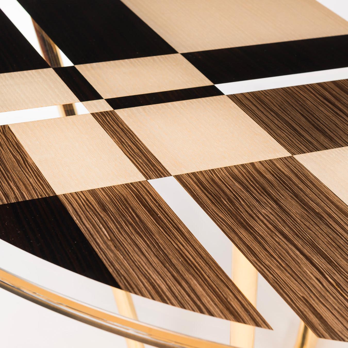 Piet Round Glass Dining Table