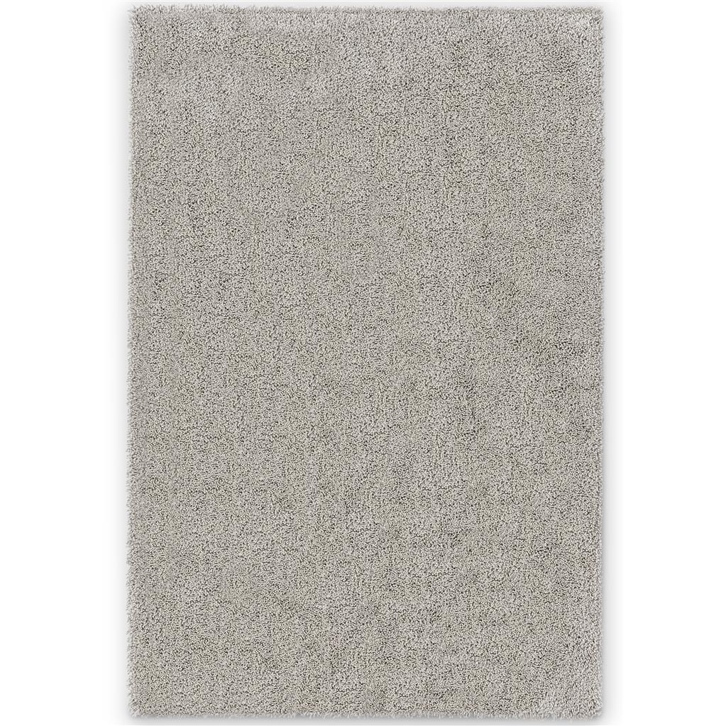 Light / Gray Shag Gravel Rug