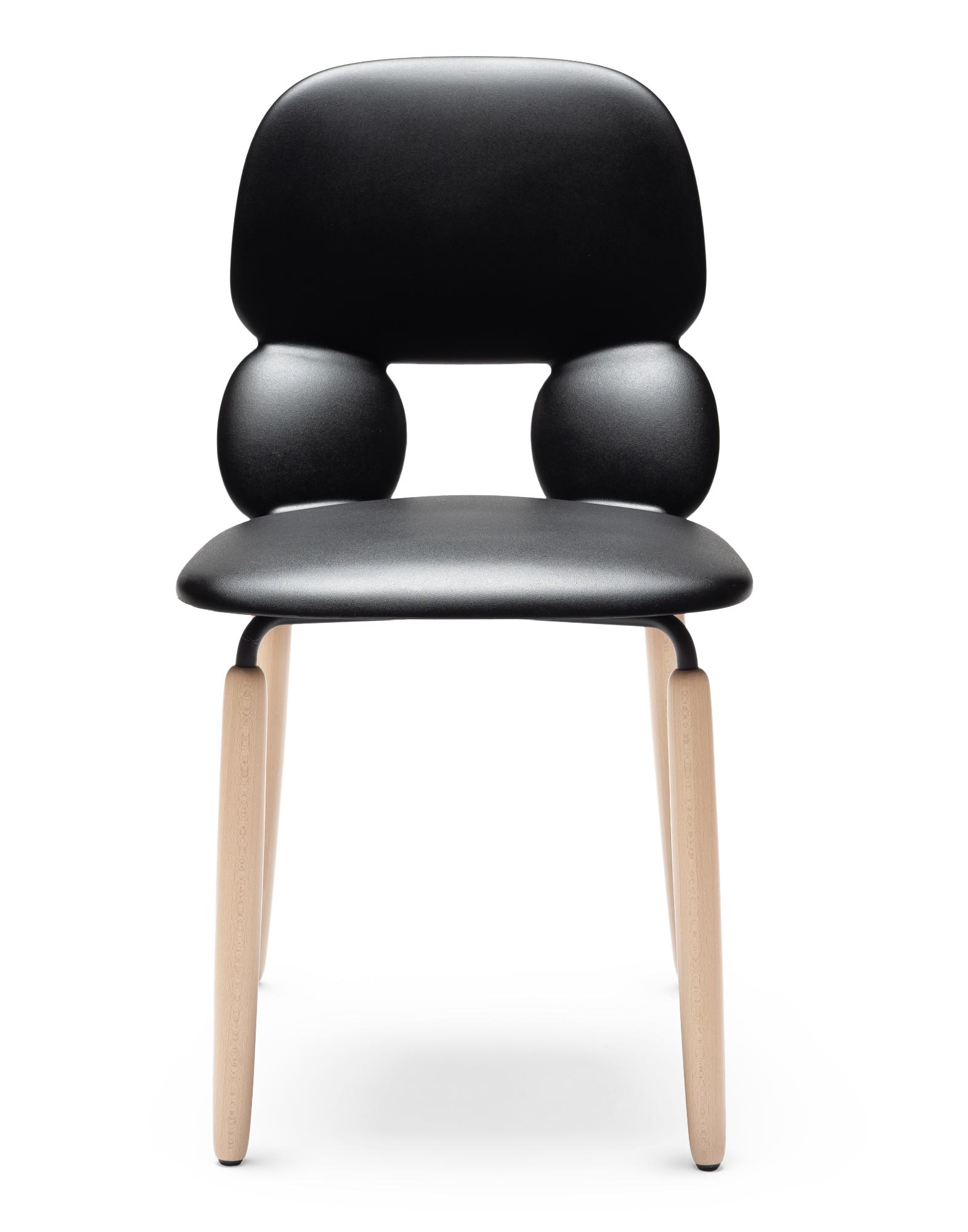Nube W Black Chair