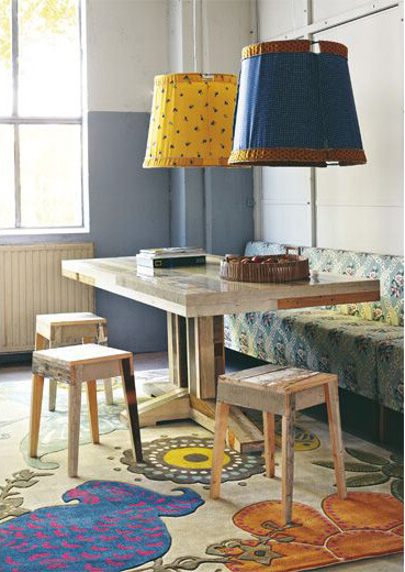 Xian Butterfly Handmade Rug | Size: 4' 7