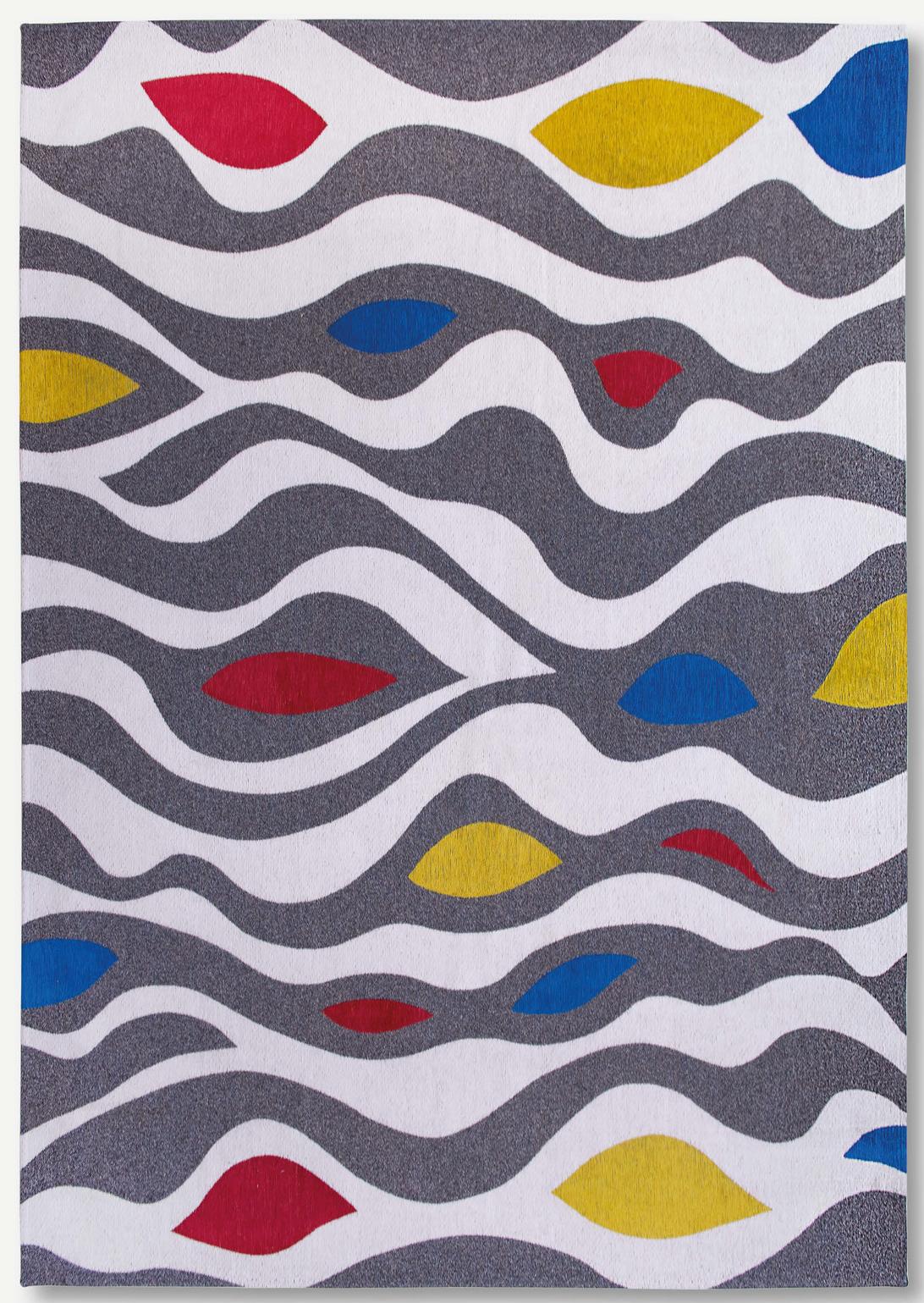 Waves Multi Art Rug