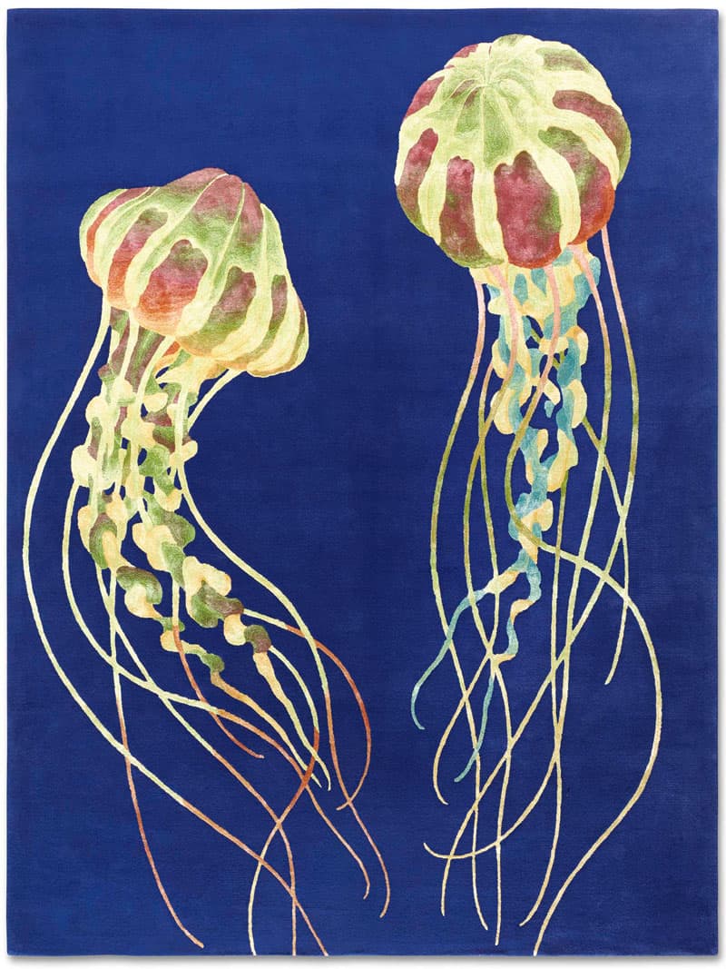 Jellyfish Exquisite Handmade Rug