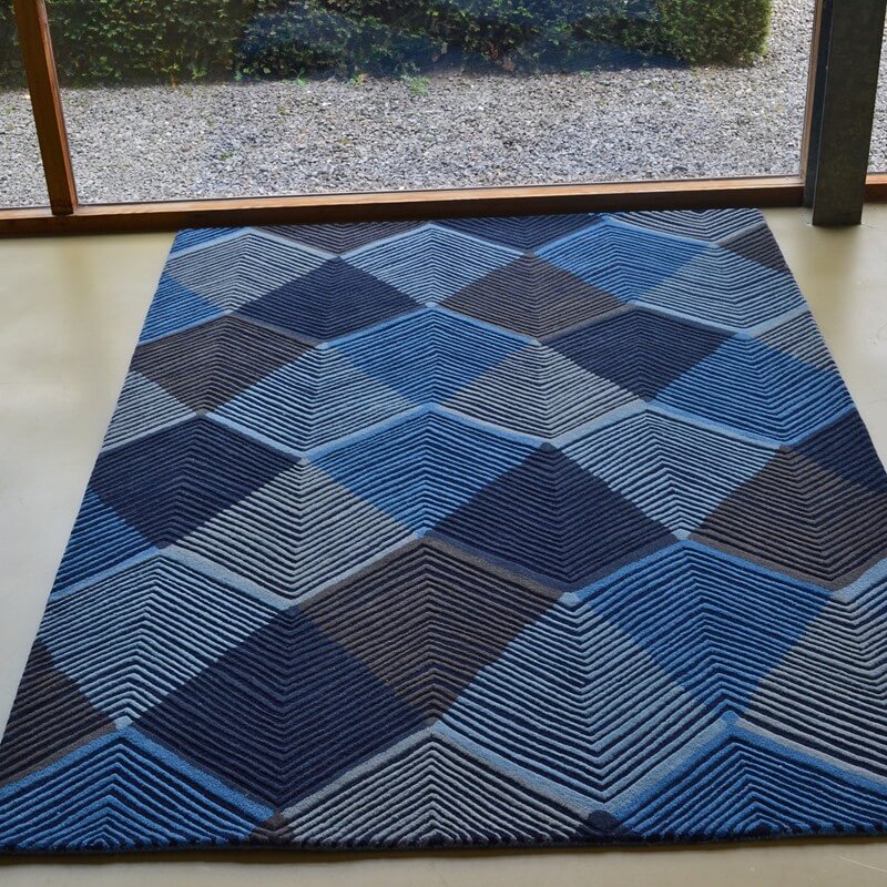 Rhythym Indigo Premium Rug | Size: 5' 7