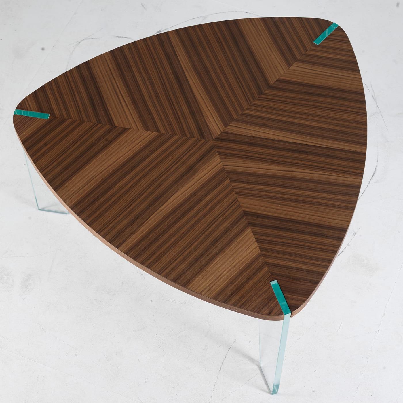 Sospeso Brown Coffee Table ☞ Dimensions: Ø 60 cm