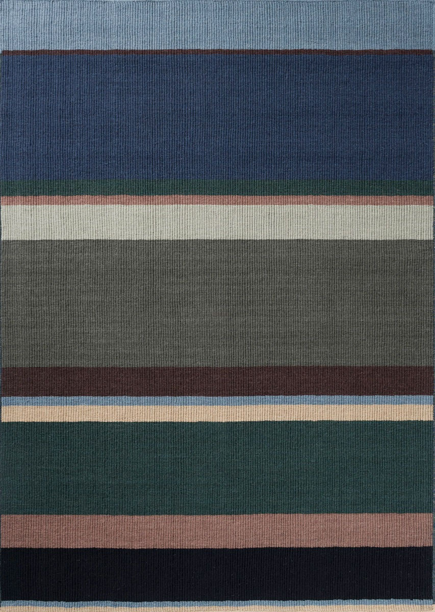 Artisan Stack Green Handwoven Rug