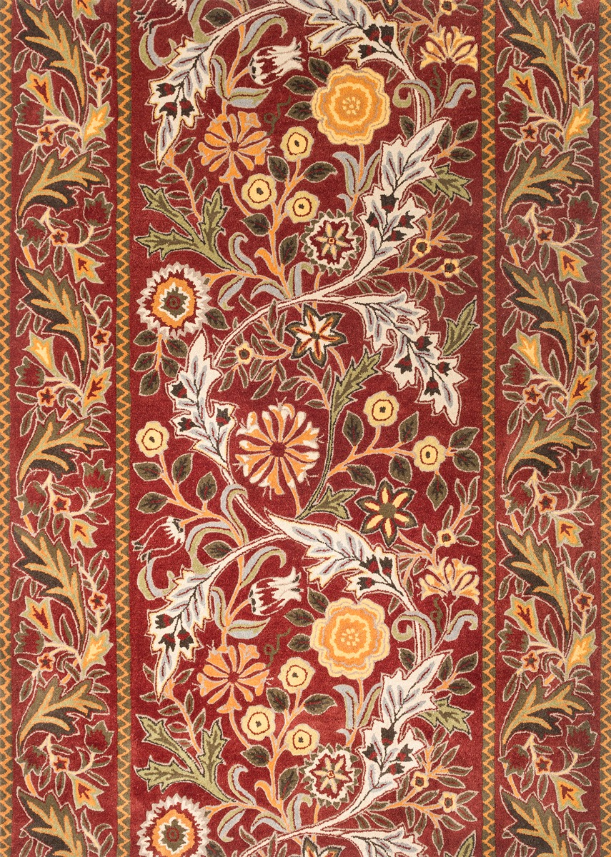 Designer Red Handtufted Rug