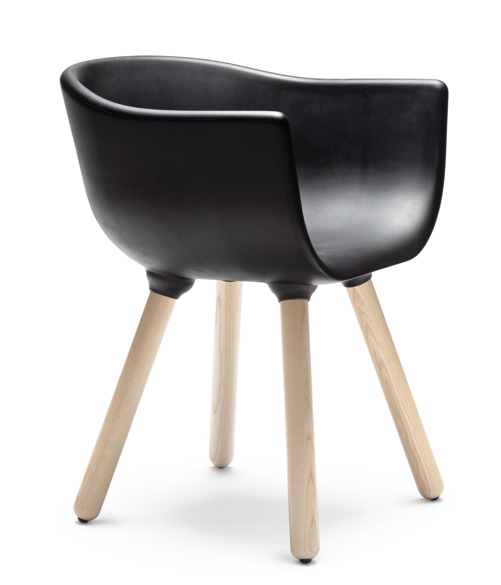 Tulip S Black Chair