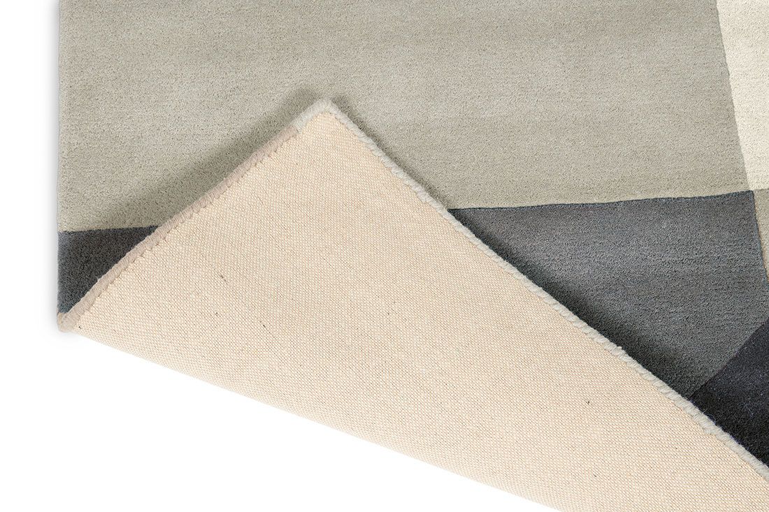 Stone Grey Wool Rug ☞ Size: 8' 2" x 11' 6" (250 x 350 cm)