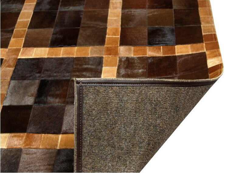 Antey Cowhide Brown Rug