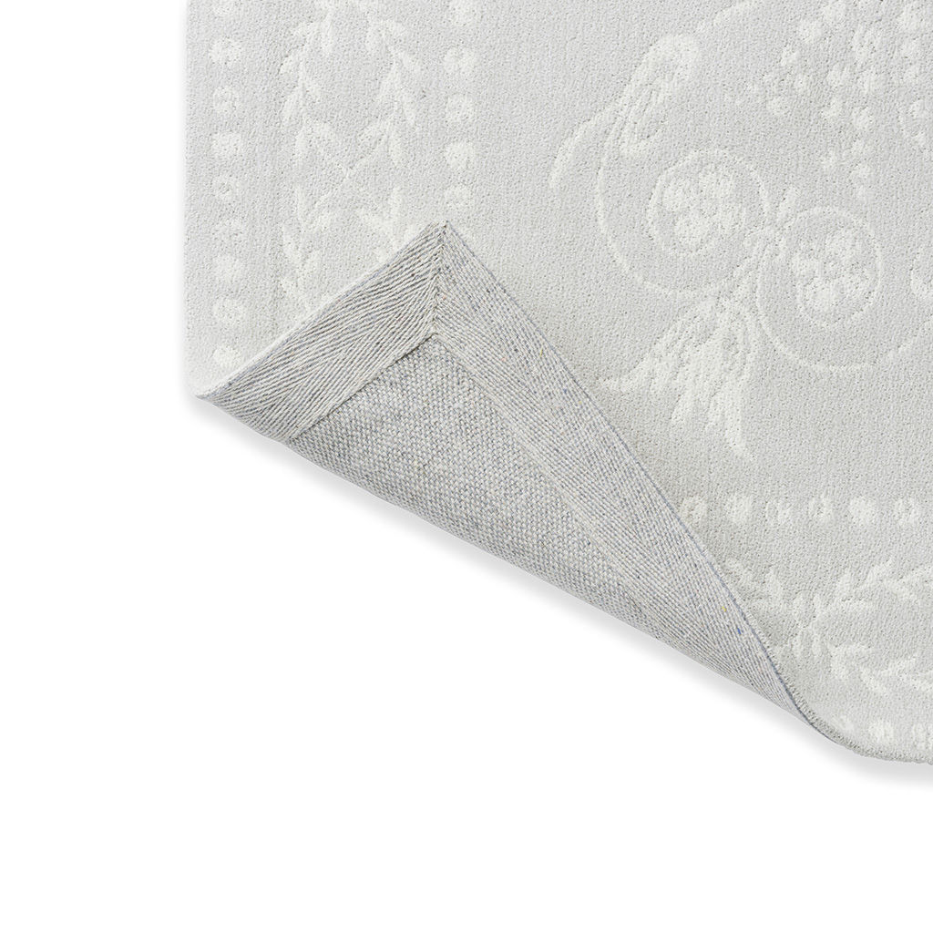 Josette Grey Cotton Rug ☞ Size: 5' 7" x 8' (170 x 240 cm)