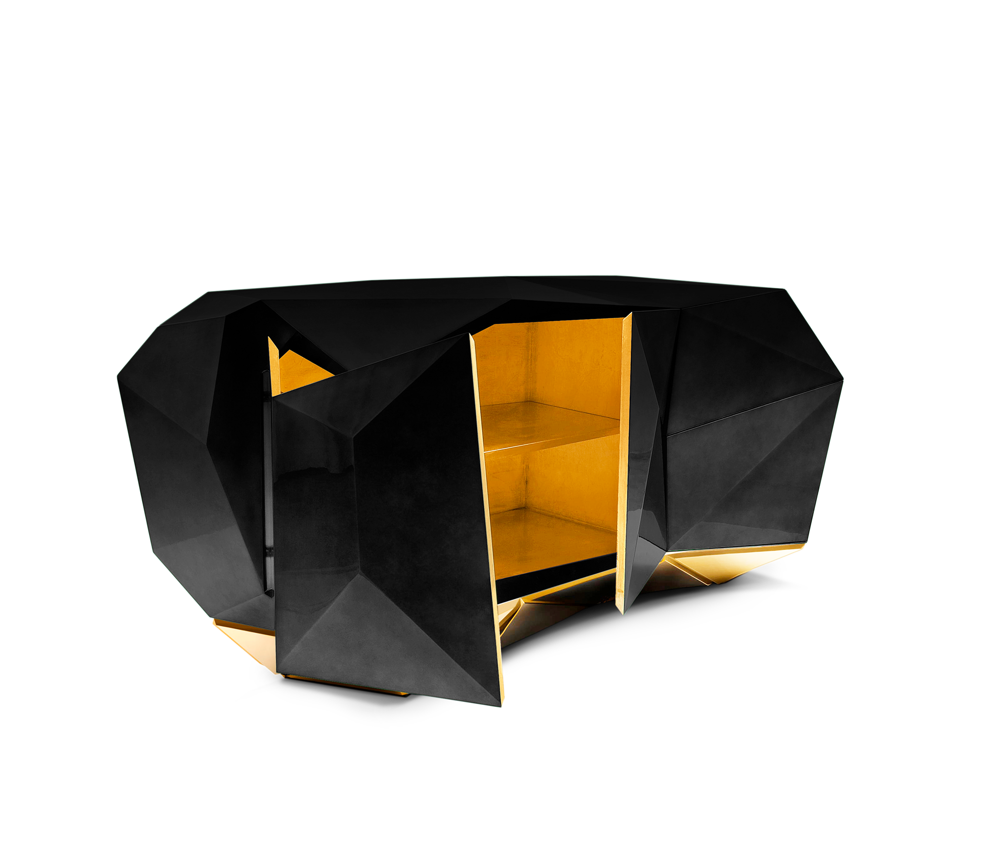 Prism 3 Black Sideboard