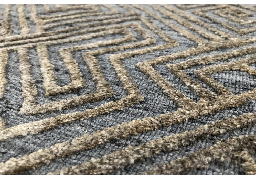 Connection Wool / Viscose Flat-Woven Rug