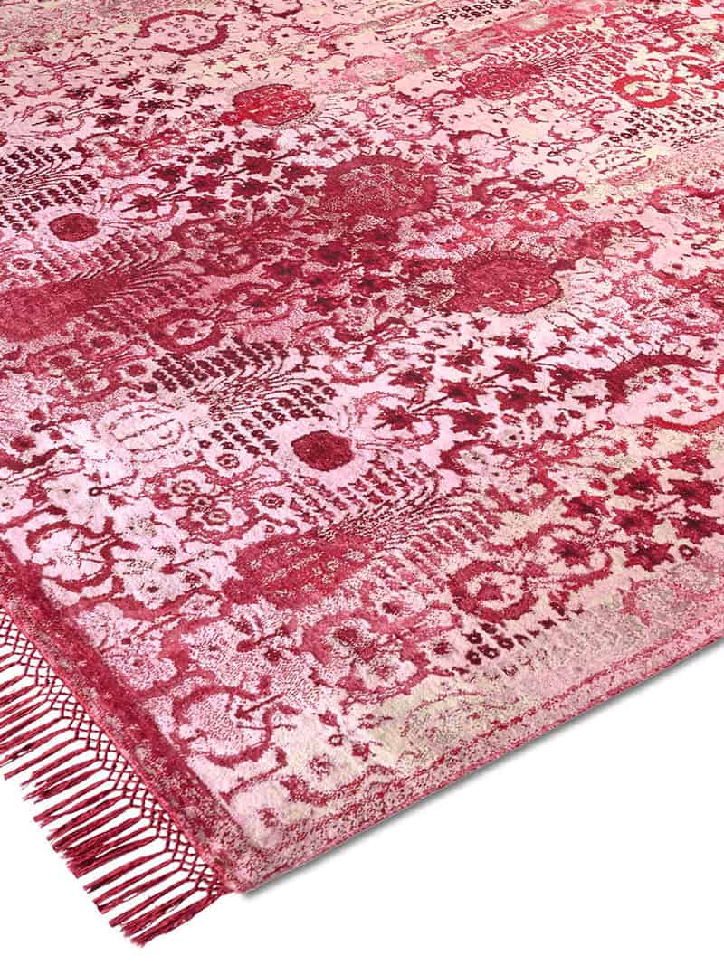 Woods Strawberry Hand Knotted Rug