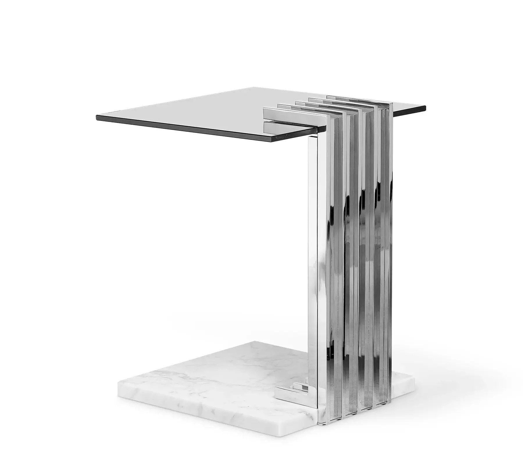 Whirlwind Grey Side Table