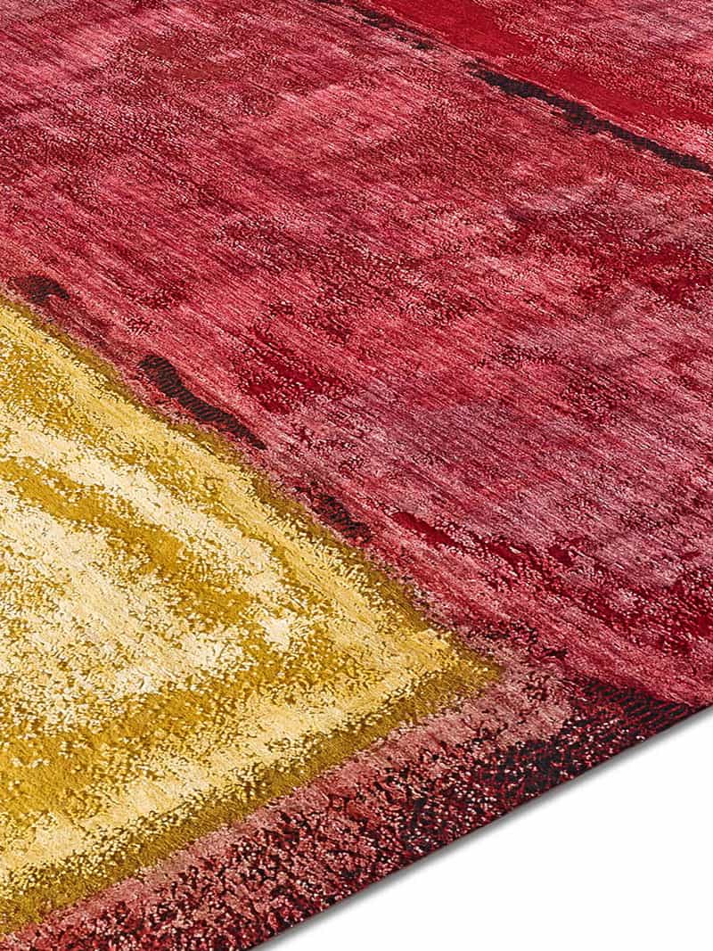 Strawberry Sunset Luxury Handmade Rug