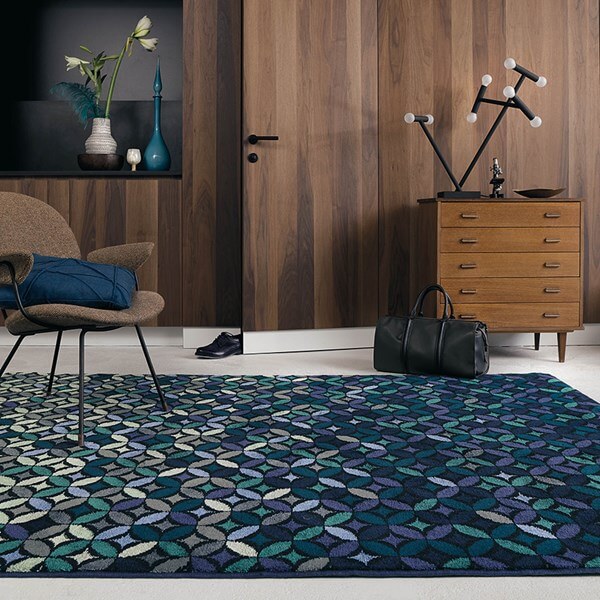 Cosmoz Teal Premium Rug | Size: 4' 7