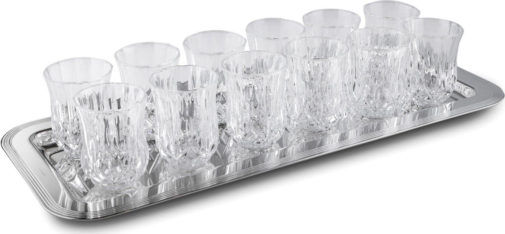 12-Glass Set with Tray