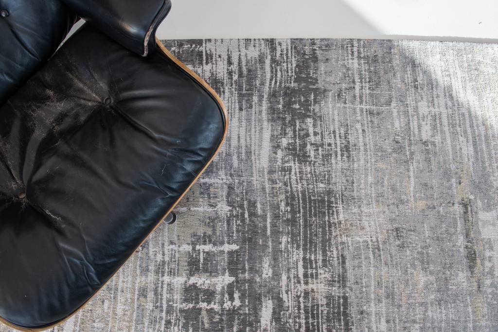 Abstract Grey Jacquard Rug | Size: 6' 7