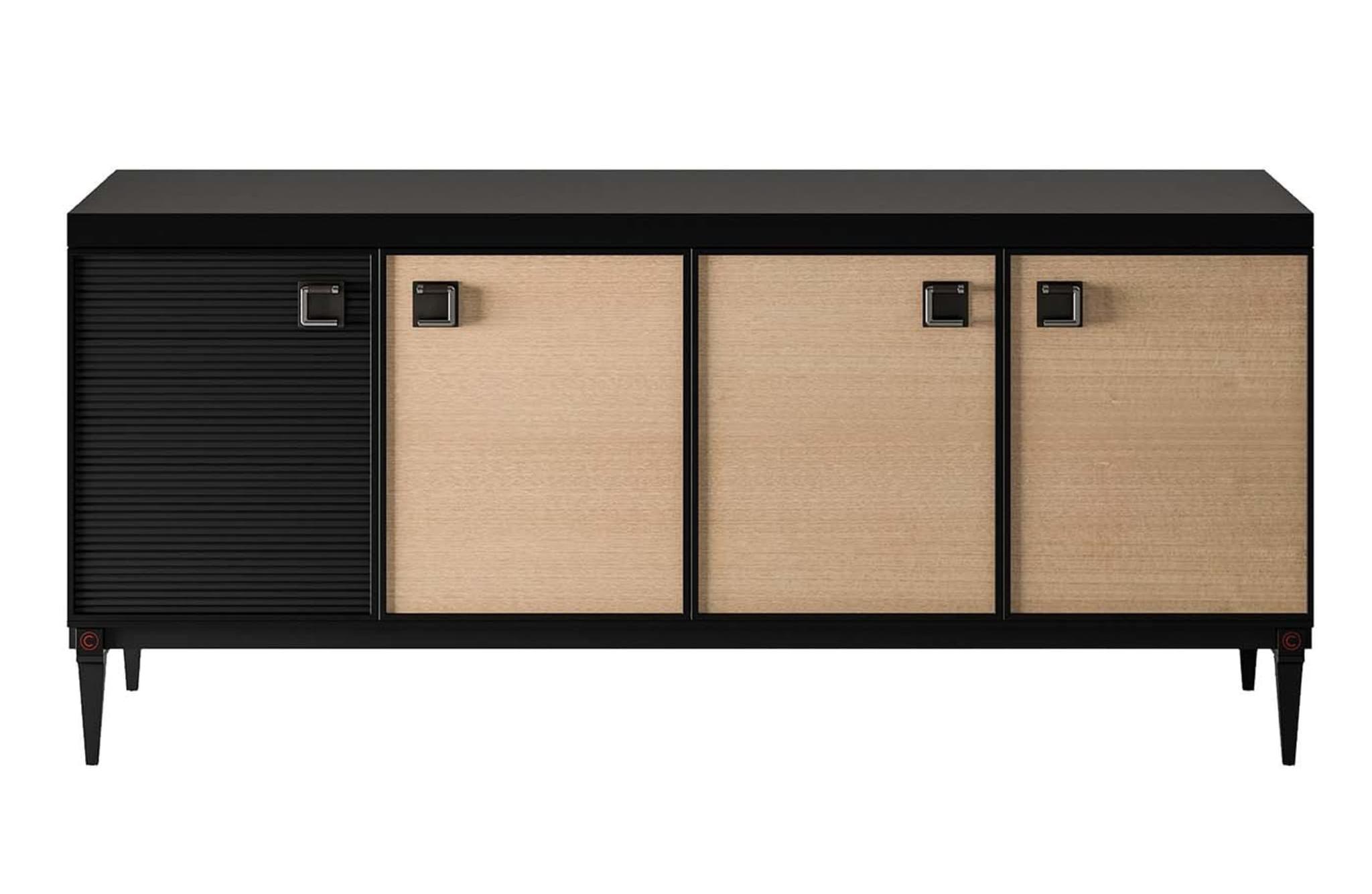 Black / Beige Sideboard