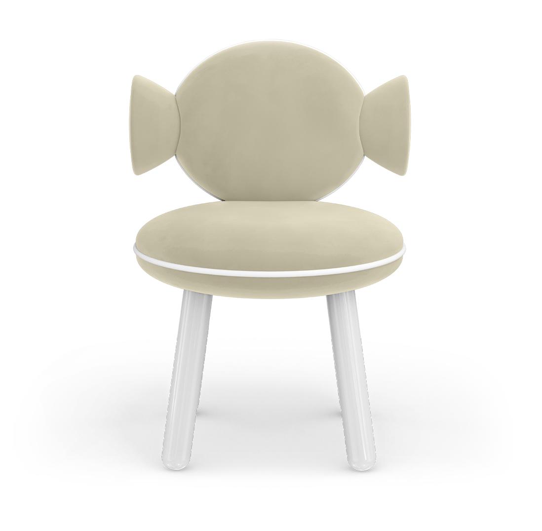 Lollipop Cream  Puff Chair