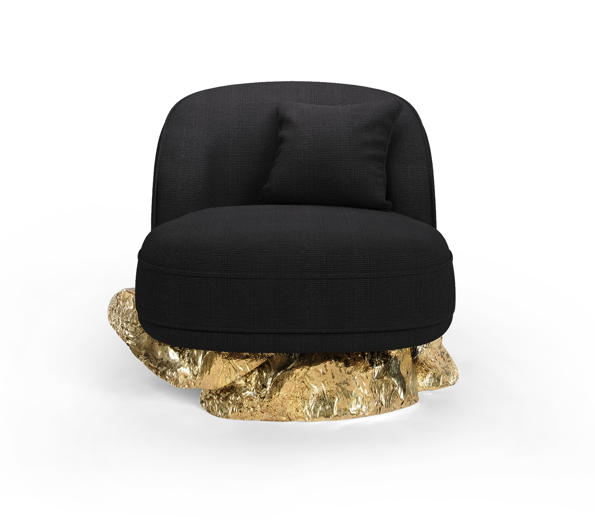 Angora Baltic Black Armchair