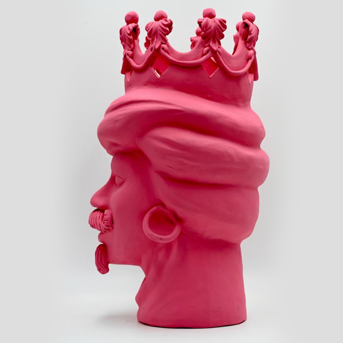 Moor's Head Pink Sculpture