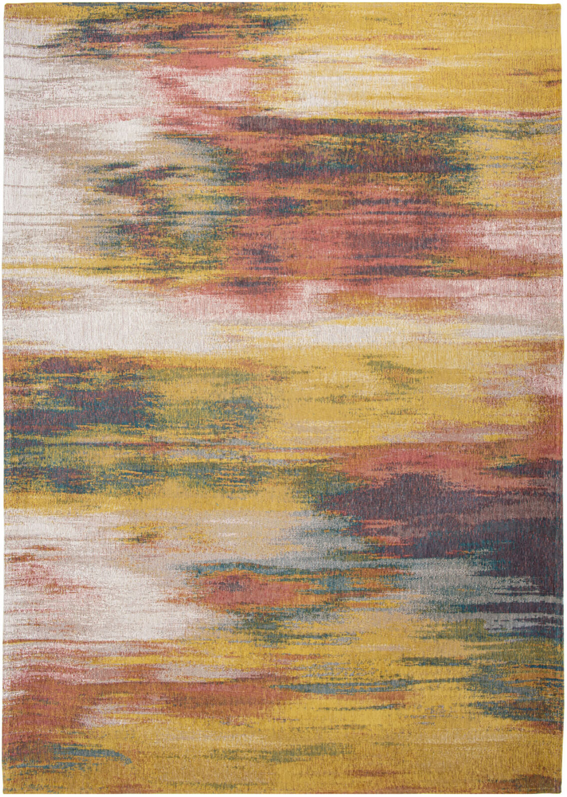 Abstract Flatwoven Mix Rug