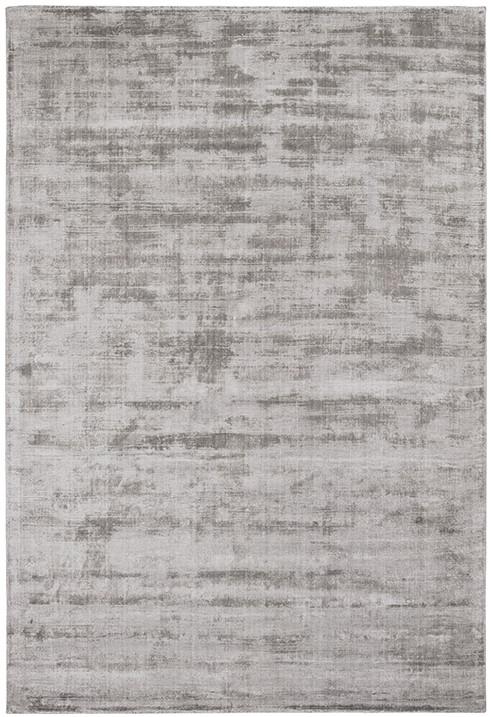 Shiny Light Grey Handloom Rug ☞ Size: 160 x 230 cm