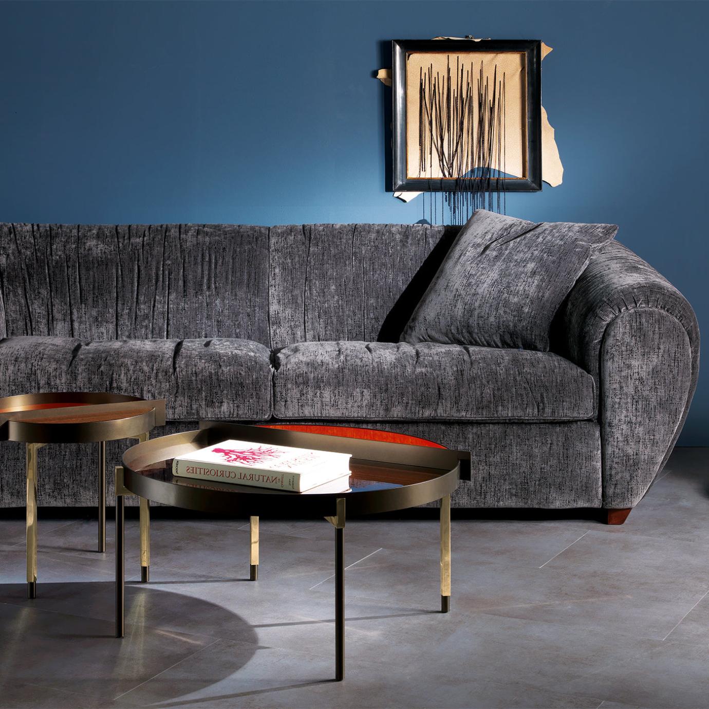 Oberdan Grey 3-Seater Sofa