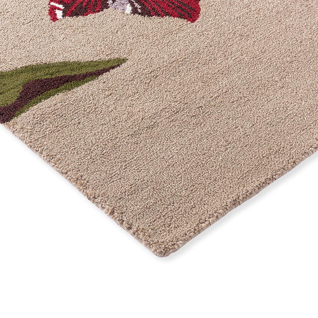 Tulip Red/Beige Outdoor Rug