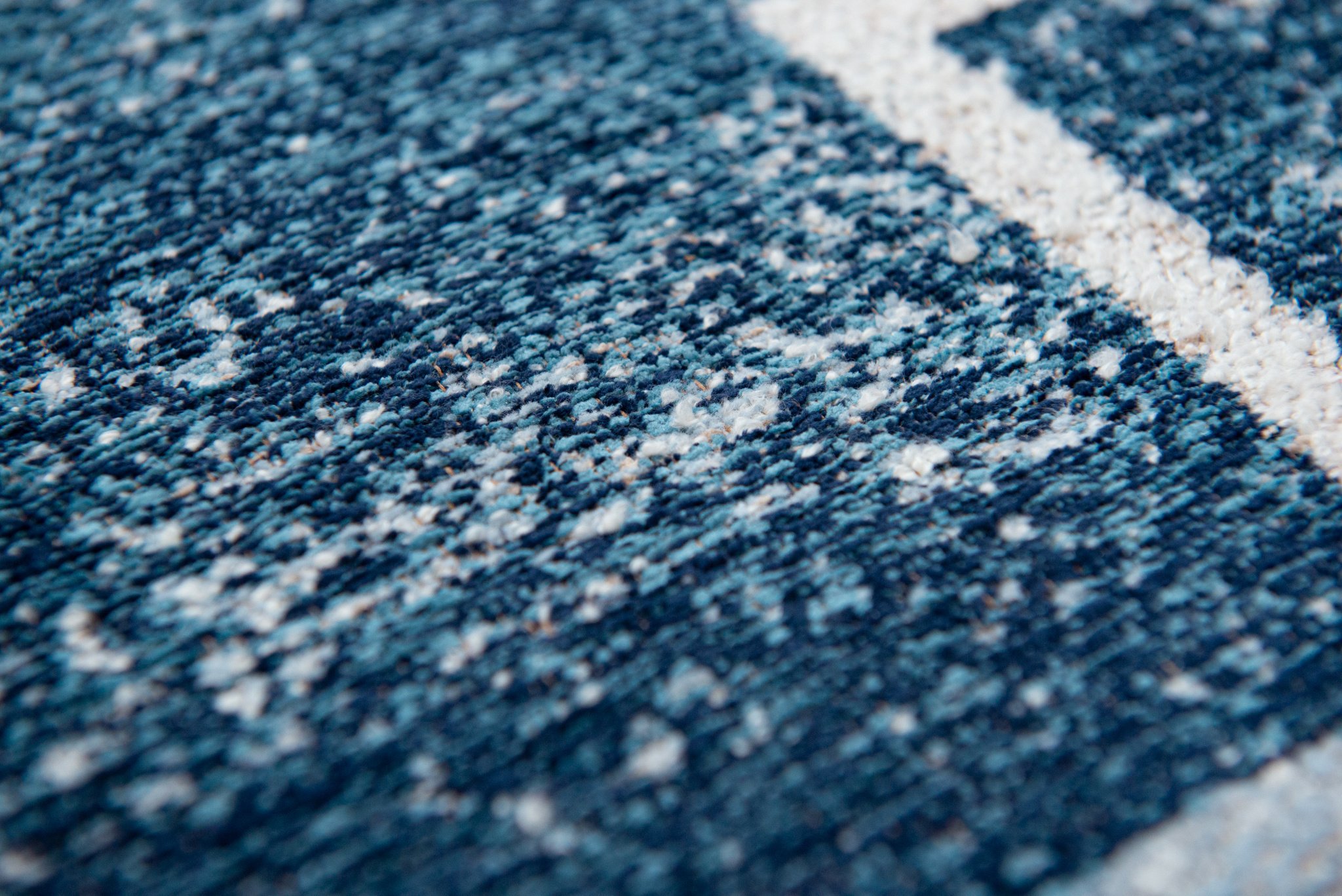 Ice Blue Designer Rug