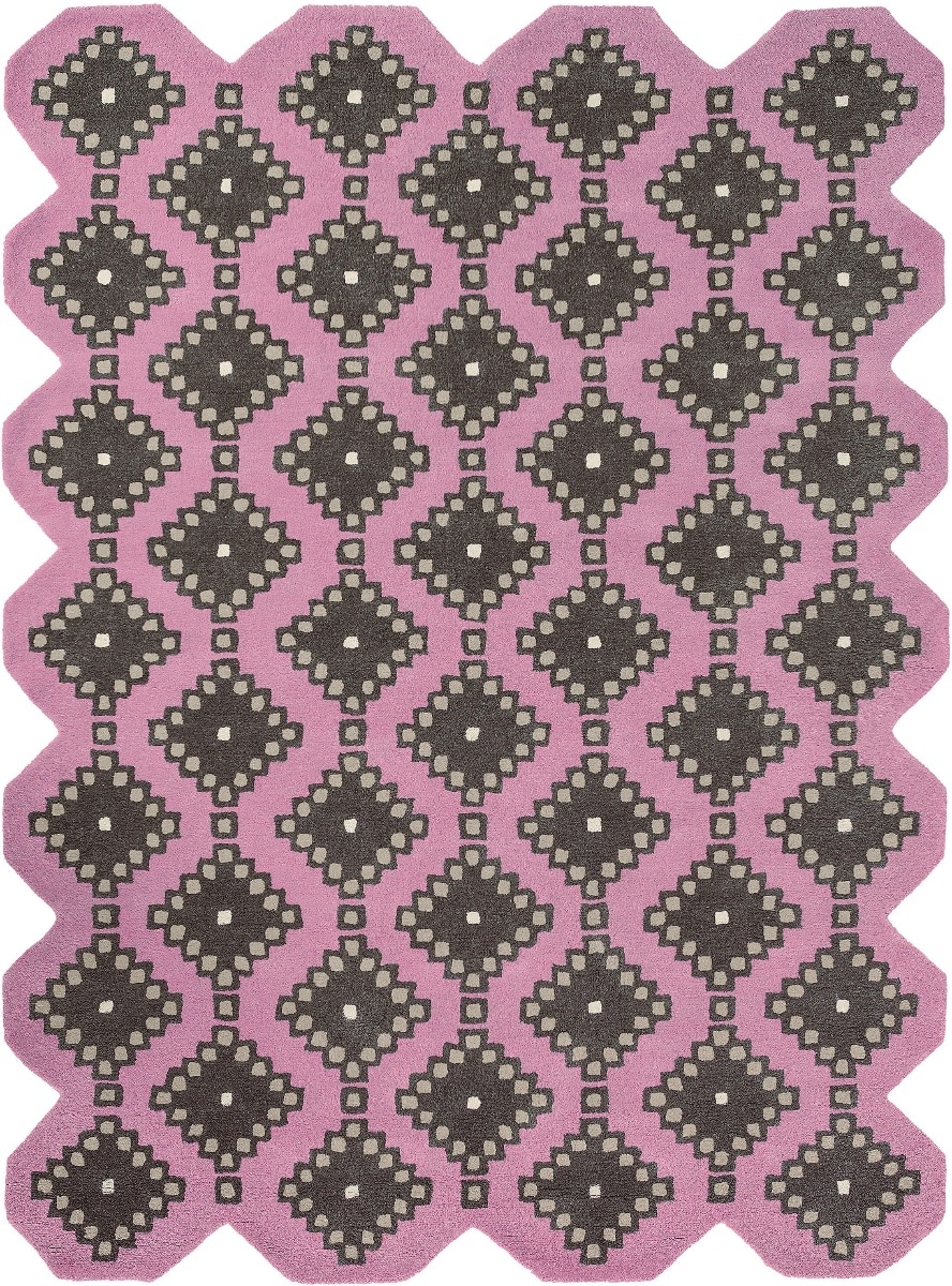 Hand-Tufted Pink Rug