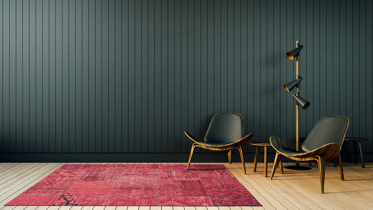 Mirage Red Premium Rug | Size: 7' 7