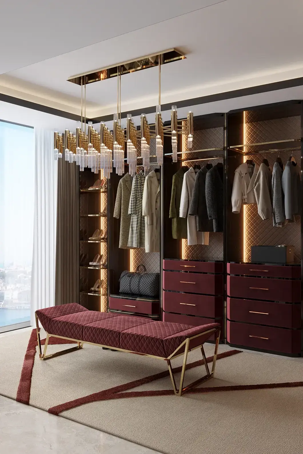Cadence Black Closet