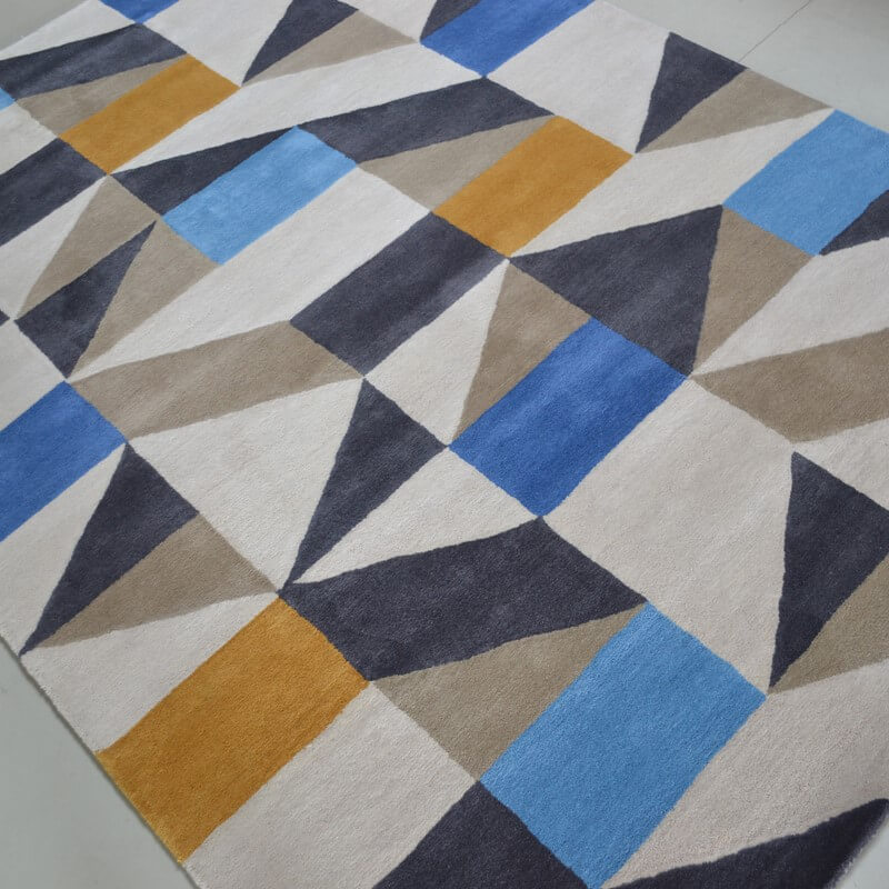 Nuevo Indigo Handwoven Rug | Size: 3' 11