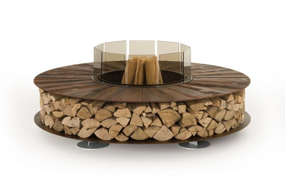 Zero Corten Outdoor Fire Pit