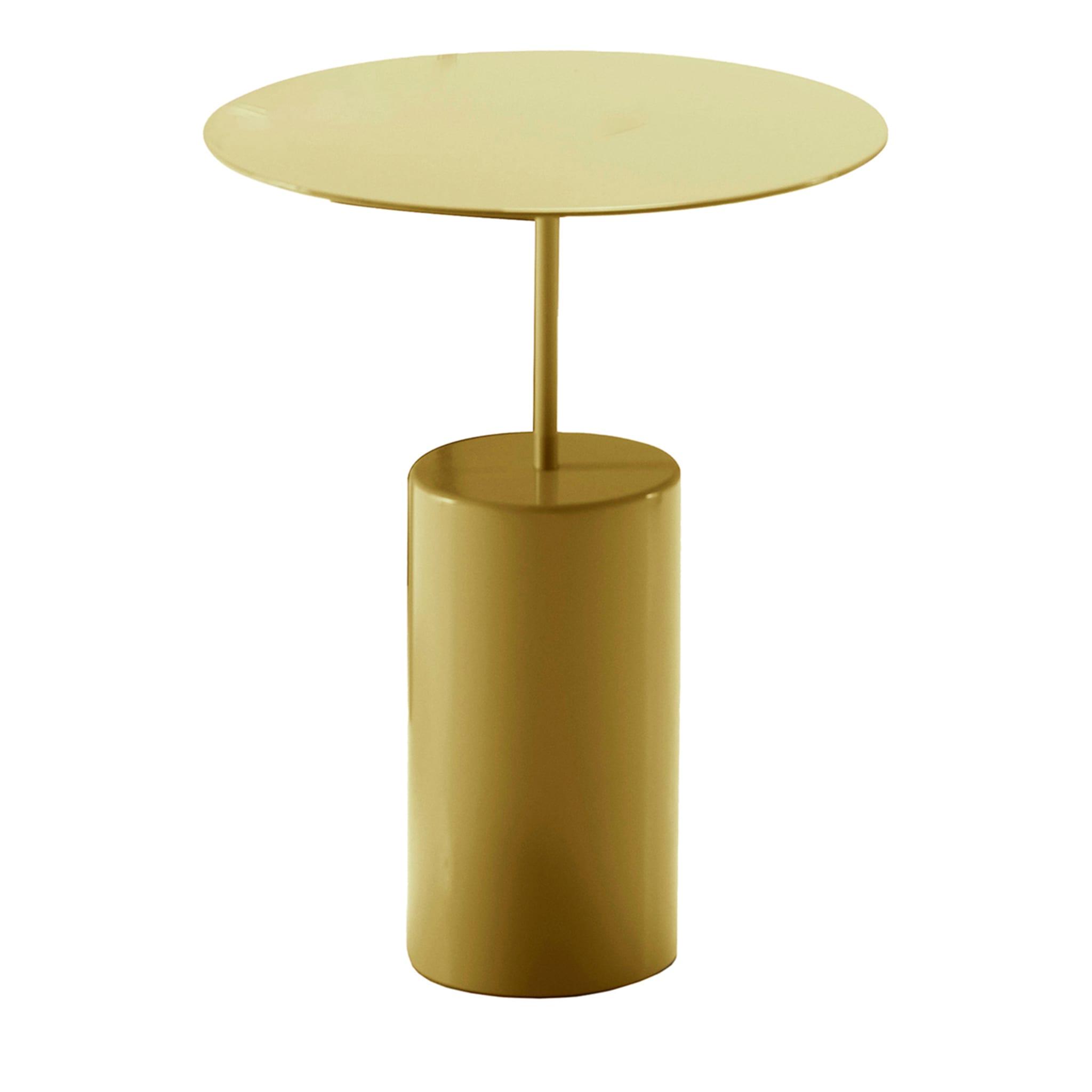 Cocktail Round Yellow Side Table