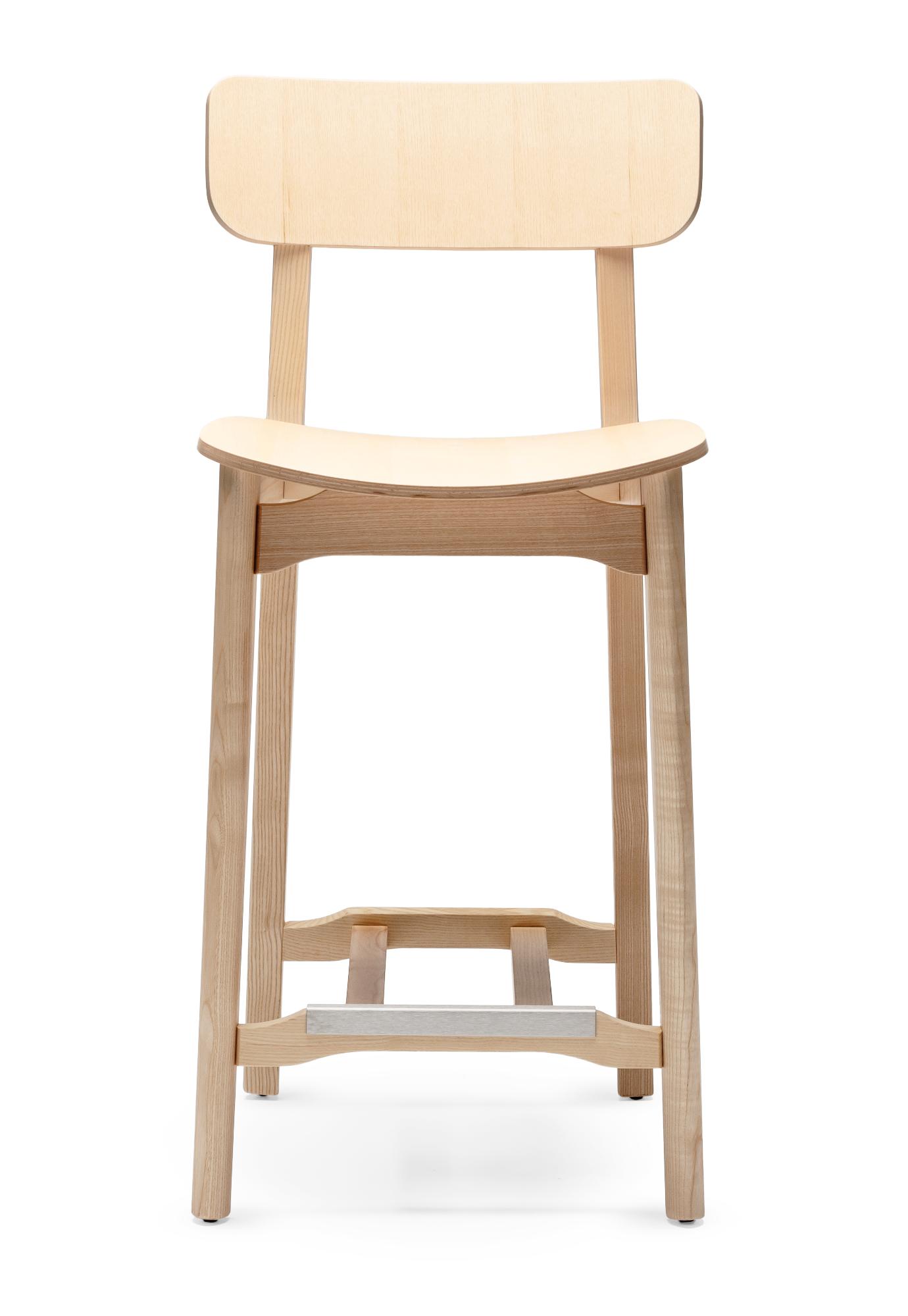 Cacao L SG-65 Wooden Bar Stool