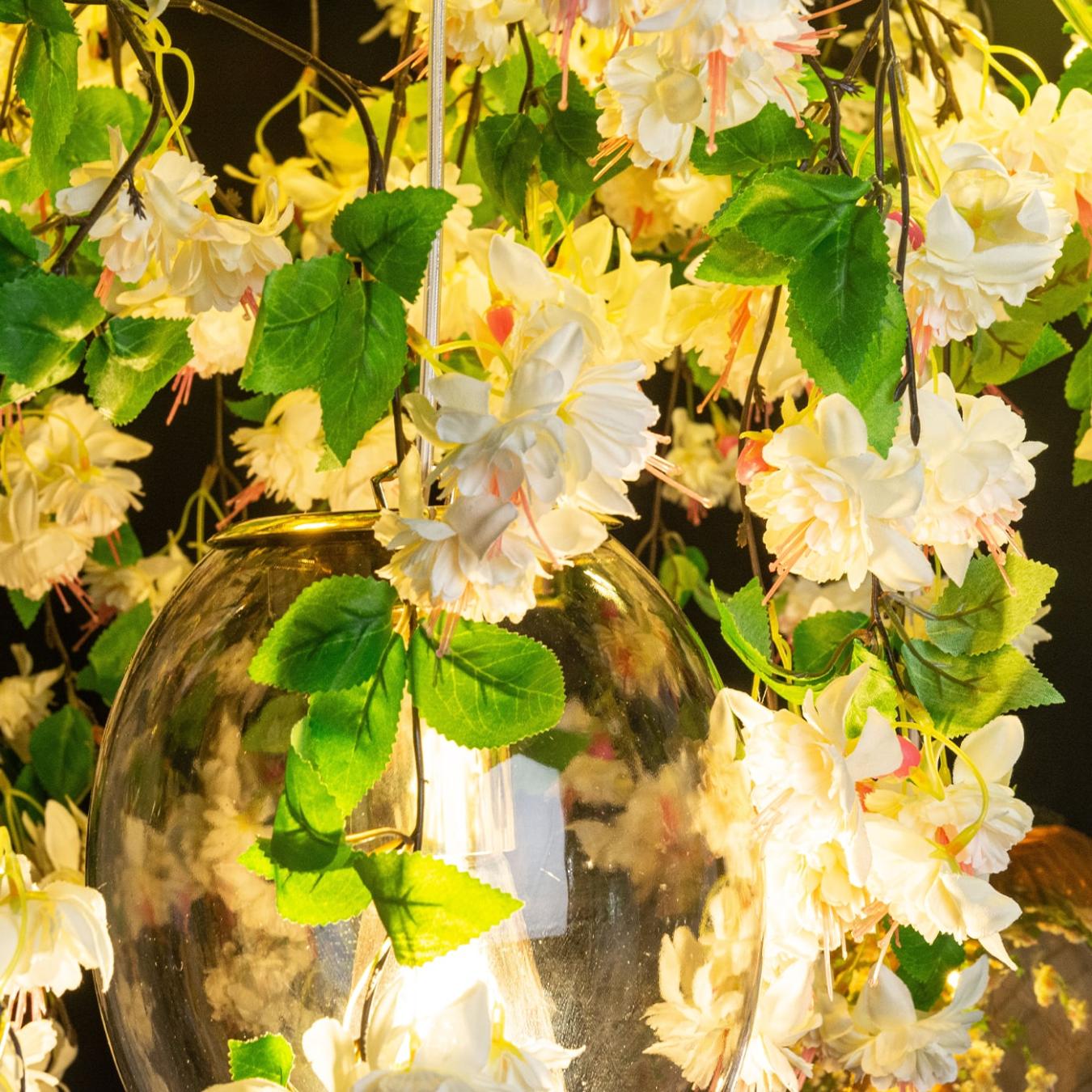 Crystal Egg Cascade Chandelier